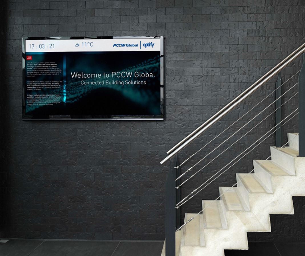 Improve engagement with building occupants using digital signage